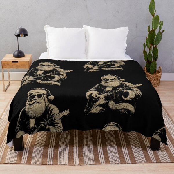 Item preview, Vintage rock and roll Santa designed and sold by Nacho Average Designs.