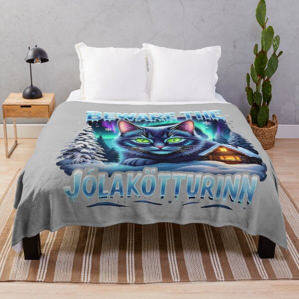 Item preview, Beware The Jólakötturinn Christmas Cat Iceland Design designed and sold by mjohnson9.