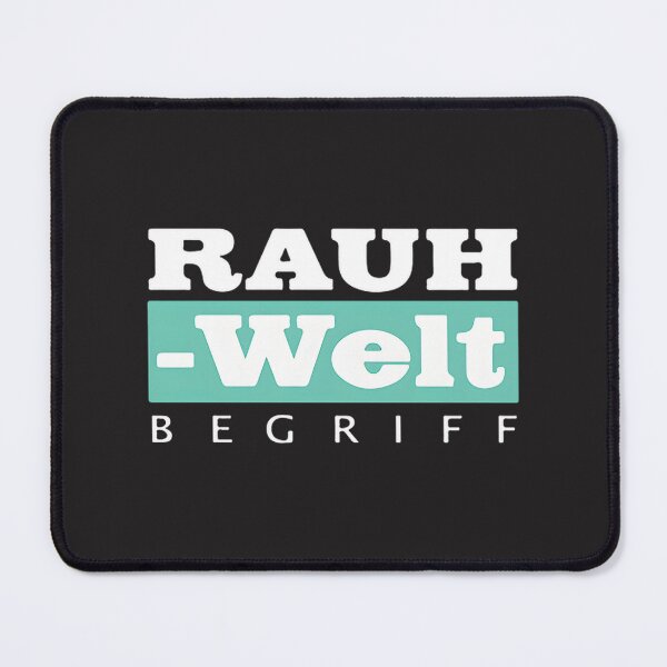 Item preview, Minty Green Rauh Welt Begriff Inspired Red White Blue Logo Design designed and sold by Stickersdv.