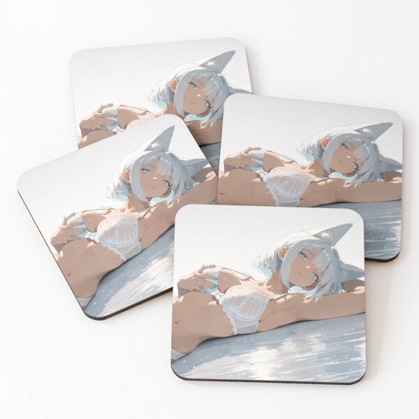 Item preview, Sensually Cute Sexy Hentai Anime Waifu Girl Manga Stickers and Prints. designed and sold by Kyoot Prints.