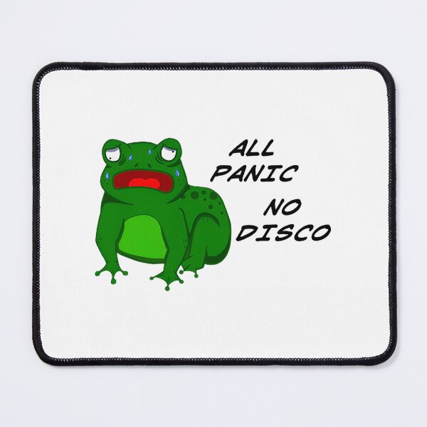 Item preview, All Panic No Disco Frog Illustration with Energetic Vibes designed and sold by diaerobio.