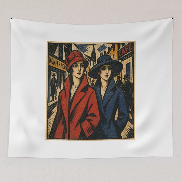 Item preview, Portrait of Two Women designed and sold by Artnovalty.redbubble.com.