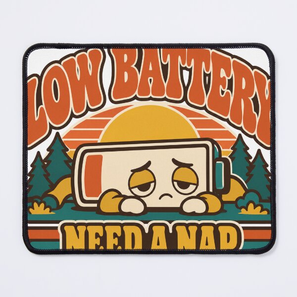Item preview, Low Battery Gift - Need A Nap designed and sold by RedRubyBubble.
