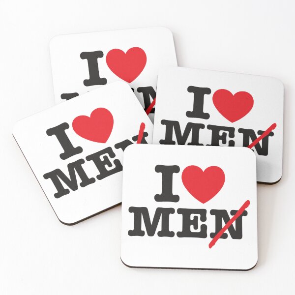 Item preview, I Love Men Sarcastic Humor designed and sold by OMITTEROMINOUS.