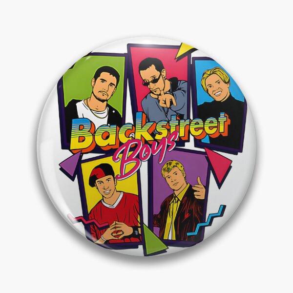 Item preview, Retro Pop Group Inspired Vintage Style Backstreet Boys Design designed and sold by kaoutar elhamri.