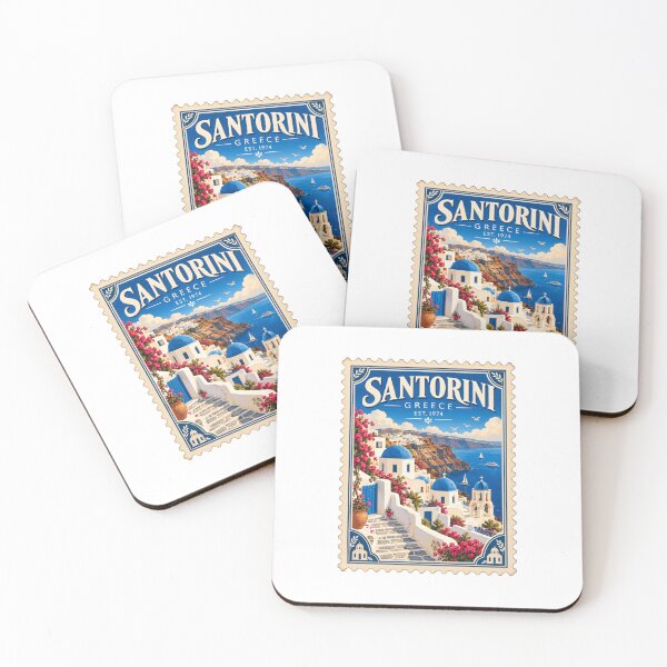 Item preview, Santorini Greece Est 1974 European Travel Island Vacation designed and sold by AncientClouds25.