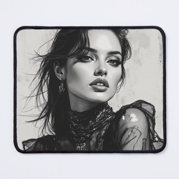 Item preview, Editorial Fashion Beauty Portrait - Pencil Sketch Art designed and sold by nhk999.