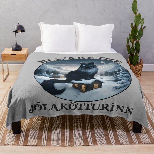 Item preview, Beware The Jolakotturinn Yule Cat Icelandic Christmas Norse_4 designed and sold by mjohnson9.
