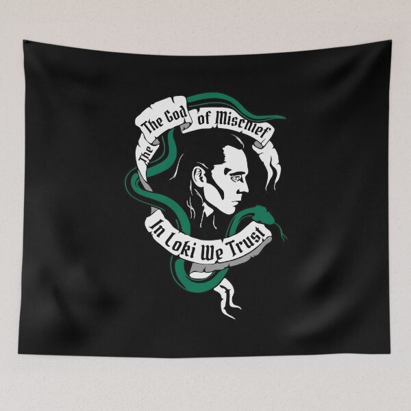 Item preview, Thes Gods of Mischiefs Lokis In Lokis We Trust designed and sold by LeonaTeeArt.