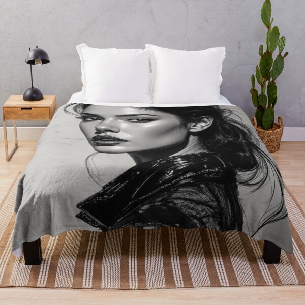 Item preview, Midnight Elegance - Contemporary Pencil Fashion Portrait designed and sold by nhk999.