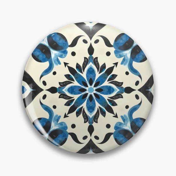 Item preview, Blue and Black Floral  designed and sold by GraphicsClub.
