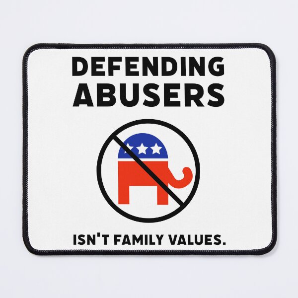 Item preview, Defending abusers isn’t family values. designed and sold by Rachel the Artist .