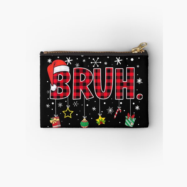 Item preview, Bruh Funny Christmas Red Plaid Teens Boys Kids Xmas Pajamas designed and sold by River Silva.