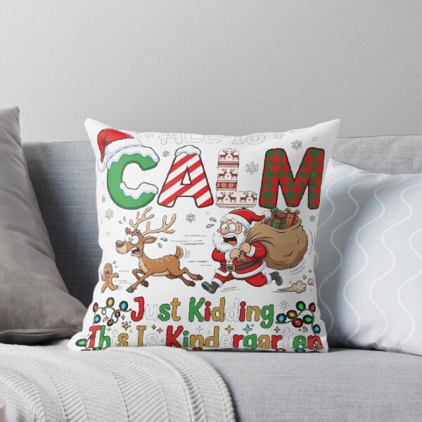 Item preview, Funny All Is Calm Just Kidding This Is Kindergarten Christmas Classic T-Shirt designed and sold by TheStephenBolin.
