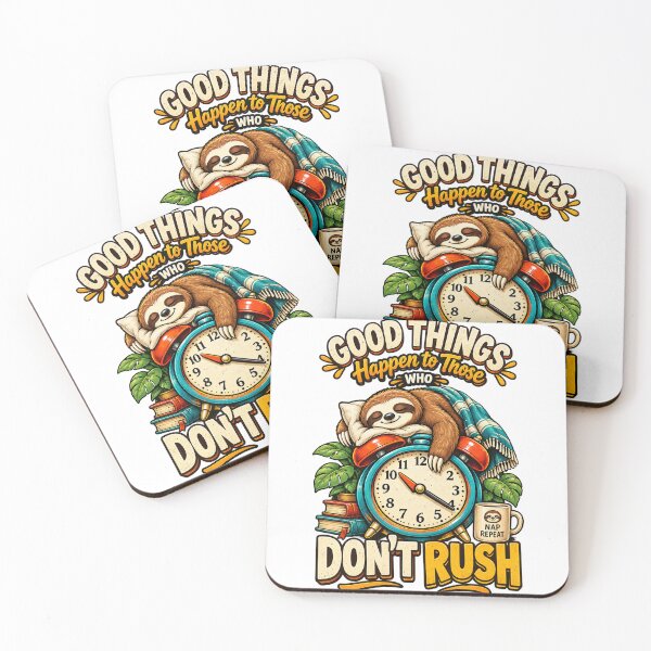 Item preview, Funny Sloth Vintage Clock Relaxation Graphic designed and sold by Manish Pawar.
