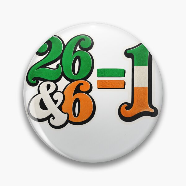 Item preview, 26 & 6 = 1 ...Irish Independence! designed and sold by Birdie and Flynn.
