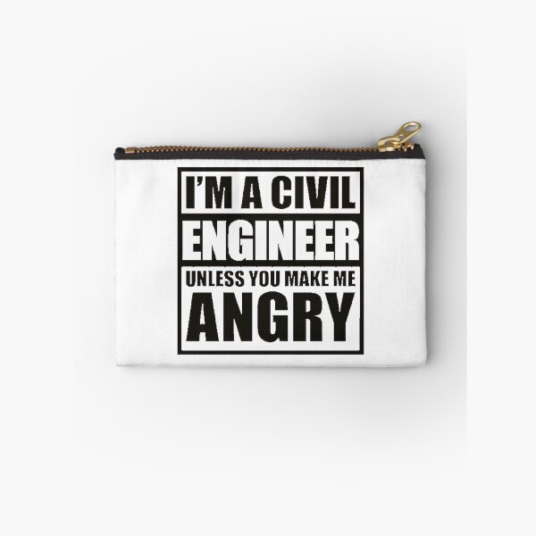 Item preview, I'm A Civil Engineer Unless You Make Me Angry - Funny Civil Engineering Humor Design designed and sold by mensajesangel.