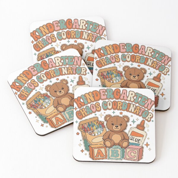 Item preview, Kindergarten Chaos Coordinator Kindergarten Teacher Retro School Supplies Classic T-Shirt designed and sold by Badriiiii.