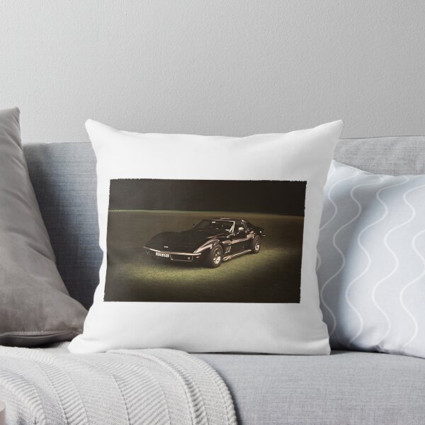 Item preview, Sleek Black Vette Sports Car Illustration with Modern Design designed and sold by AAMED.