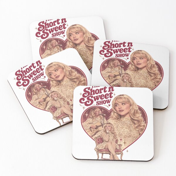 Item preview, Sabrina Carpenter Short n Sweet Tour Heart Collage designed and sold by HelenBlewetty.
