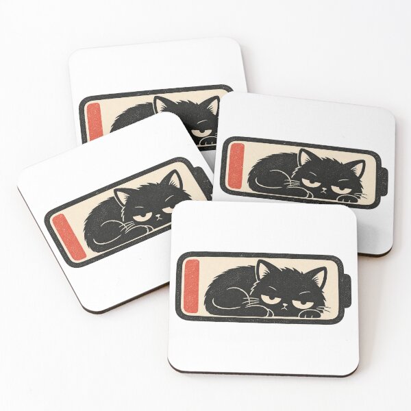 Item preview, Funny Introvert Cat Social Battery Graphic designed and sold by Manish Pawar.