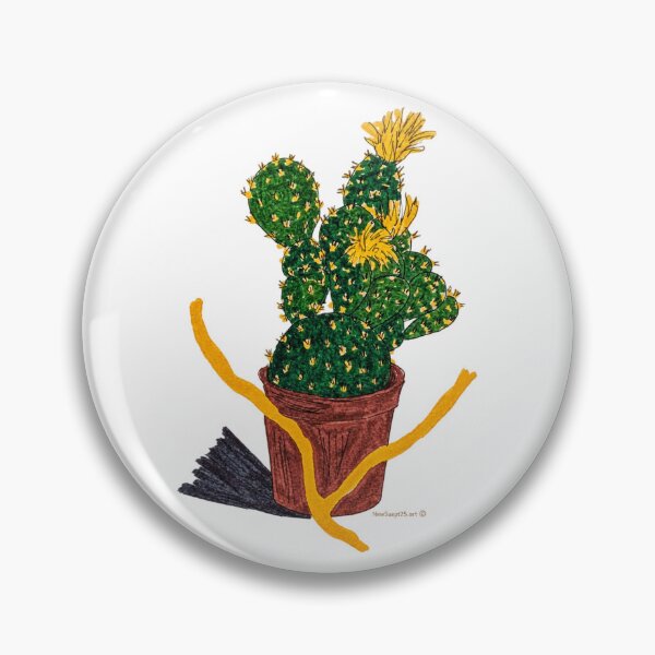 Item preview, Kintsugi Cactus Golden Resilience Botanical Art Design designed and sold by newsuept25.art.