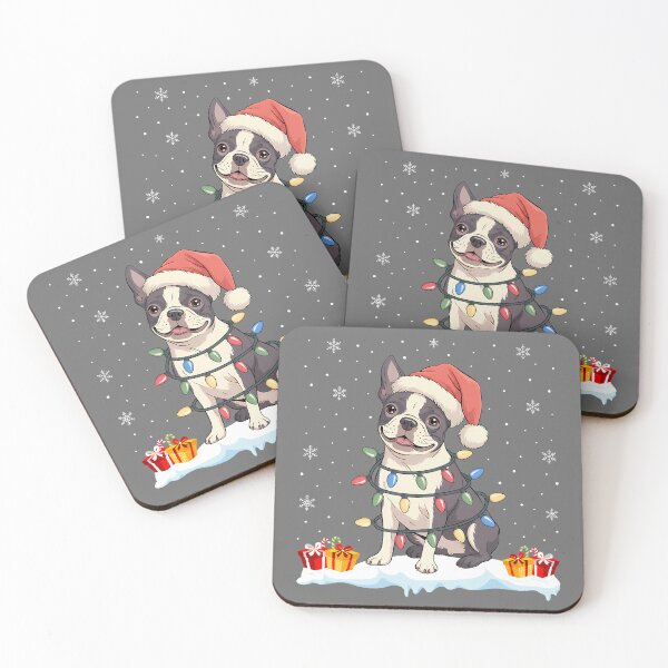 Item preview, Boston Terriers Tree Light Christmas Sweater designed and sold by KristineLi.