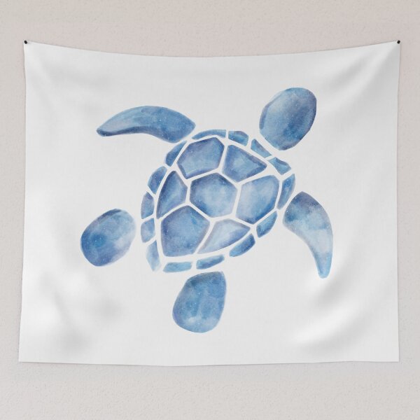 Item preview, Blue Watercolor Sea Turtle  designed and sold by Super Neon Pixels .