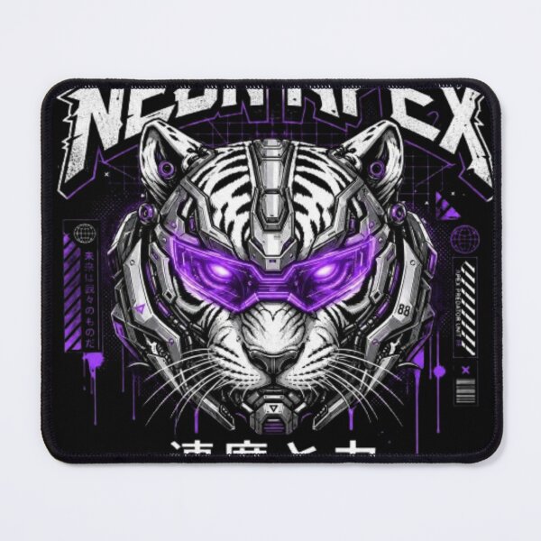 Item preview, Neon Apex Cyberpunk Tiger JDM Japanese Streetwear T-Shirt designed and sold by Aura Craft Co..