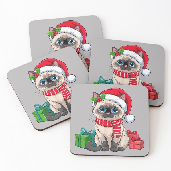Item preview, Siamese Cat Holiday Kitten Christmas for Kids designed and sold by GreggRoss.