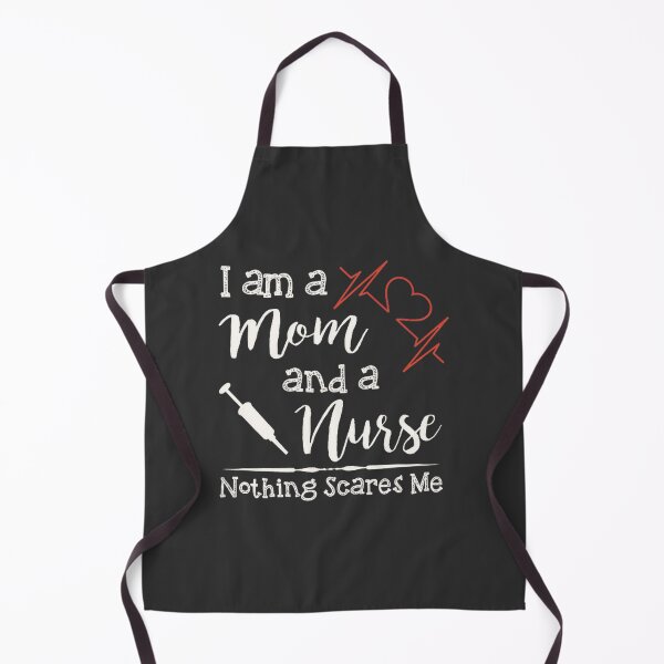 Item preview, I Am A Mom And A Nurse Nothing Scares Me - Funny Nurse Appreciation Design for Nurses and Moms designed and sold by EstherCGraphic.