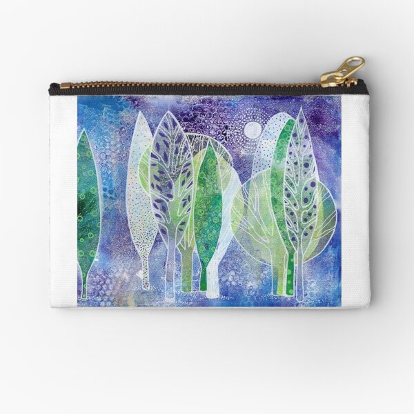 The Purple Forest Zipper Pouch