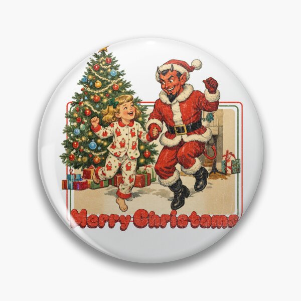 Item preview, Merry Christams – Funny Santa vs Satan Christmas designed and sold by Nacho Average Designs.