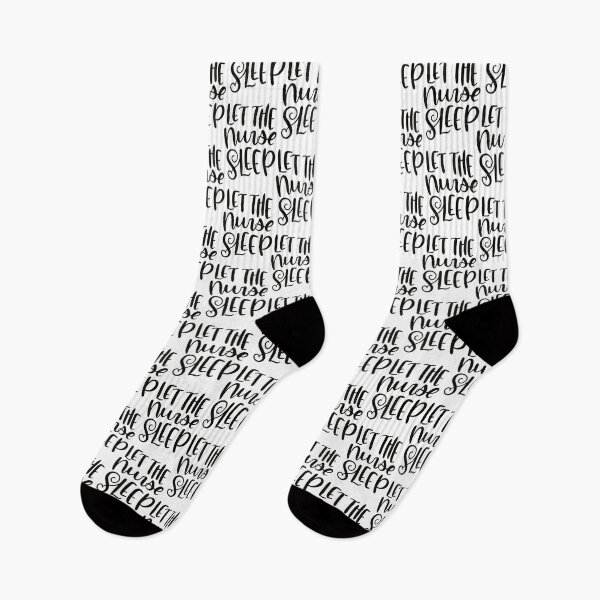 Item preview, Let The Nurse Sleep Funny Nursing Quote Design for Healthcare Professionals designed and sold by EstherCGraphic.