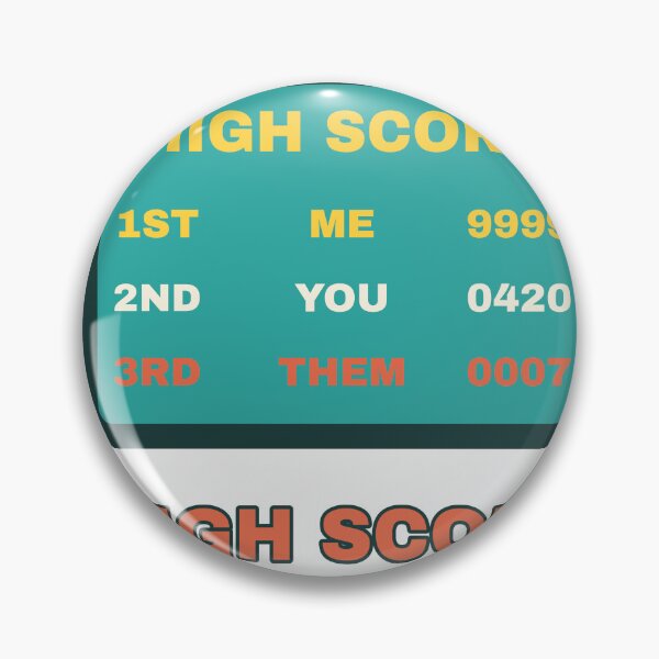 Item preview, High Score Arcade Board | Retro Game Night Design designed and sold by Playful Paper Club.