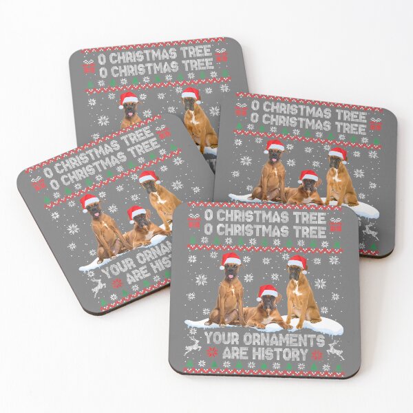 Item preview, Boxer Dog Ugly Sweater Christmas Lights designed and sold by KristineLi.