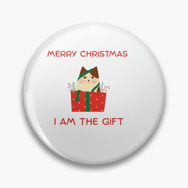 Item preview, Merry Christmas I Am the Gift Funny Grumpy Cat designed and sold by Omniaalaa99.