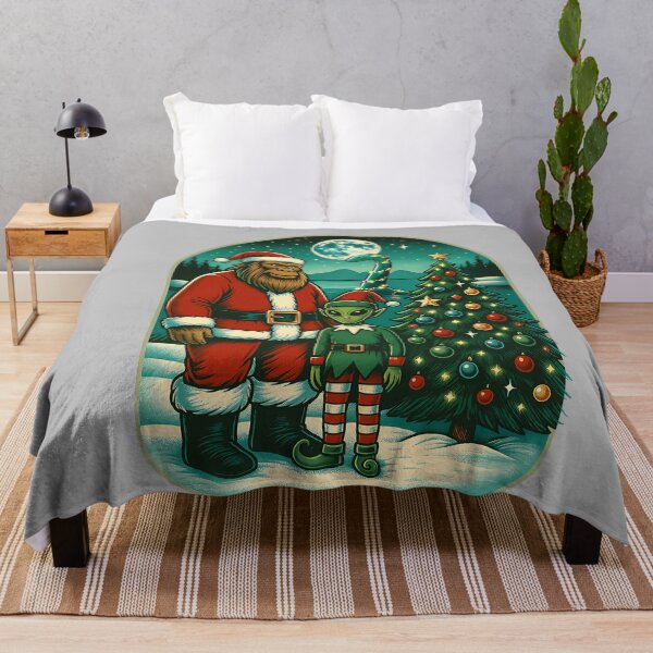 Item preview, Bigfoot Alien Loch Ness Christmas Tree Sasquatch Boys Men designed and sold by mjohnson9.