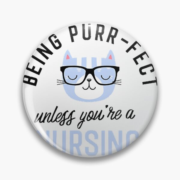 Item preview, Nursing Instructor Cat Gifts for Cat Lovers - It Ain't Easy Being Purrfect Funny Nursing Cat Design designed and sold by EyopenStore.