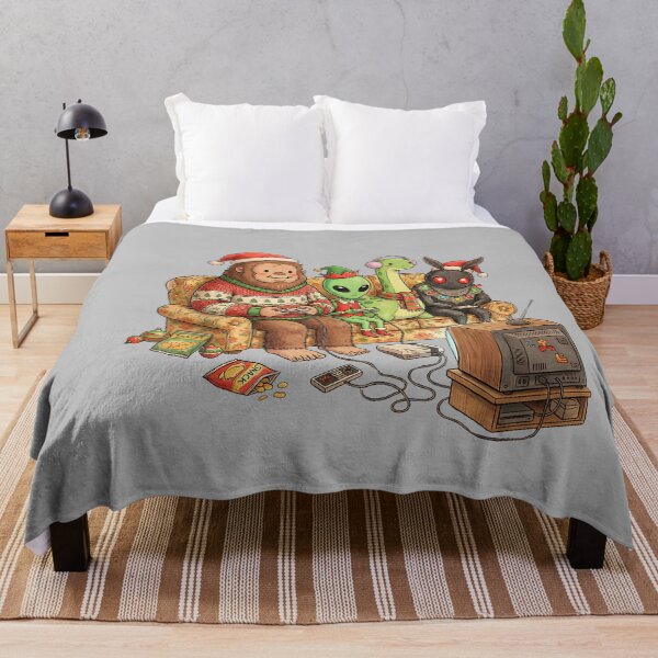 Item preview, Bigfoot Alien Nessie Mothman Retro Gaming Christmas Party designed and sold by mjohnson9.