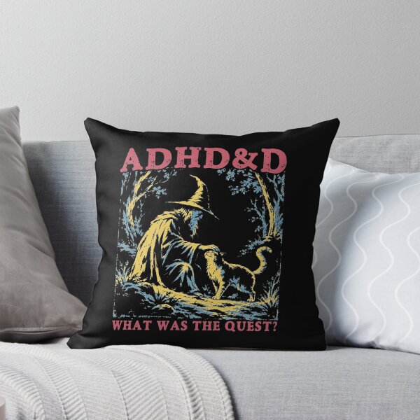 Item preview, ADHD&D What Was the Quest Shirt, Funny Dungeons and Dragons designed and sold by art-sit-xky.