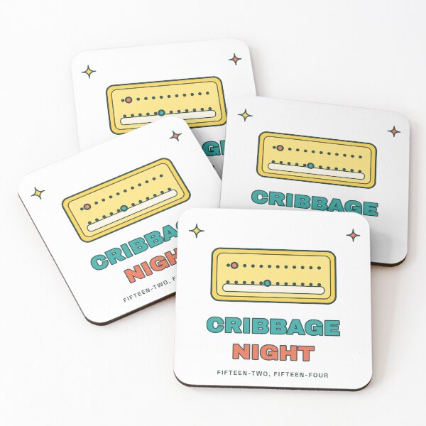Item preview, Cribbage Night Board Game | Retro Game Night Design designed and sold by Playful Paper Club.