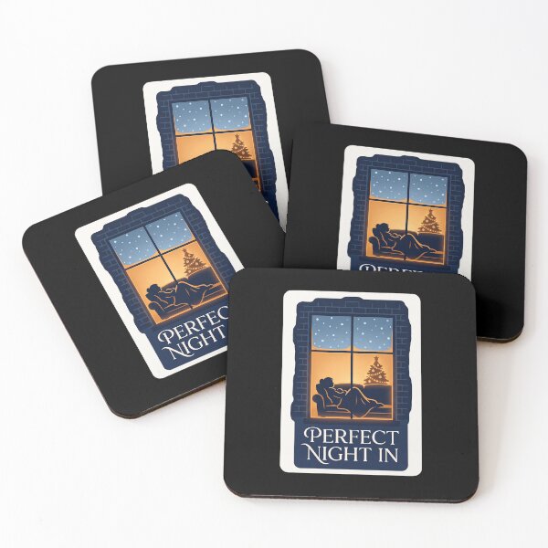 Item preview, Perfect Night In - Silhouette Window Christmas Art designed and sold by TheCalmEdit.