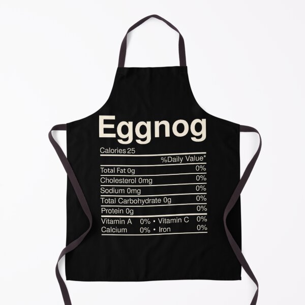 Item preview, Eggnog Nutrition Facts Holiday Christmas Food Illustration designed and sold by FUSEstReetWeAr.