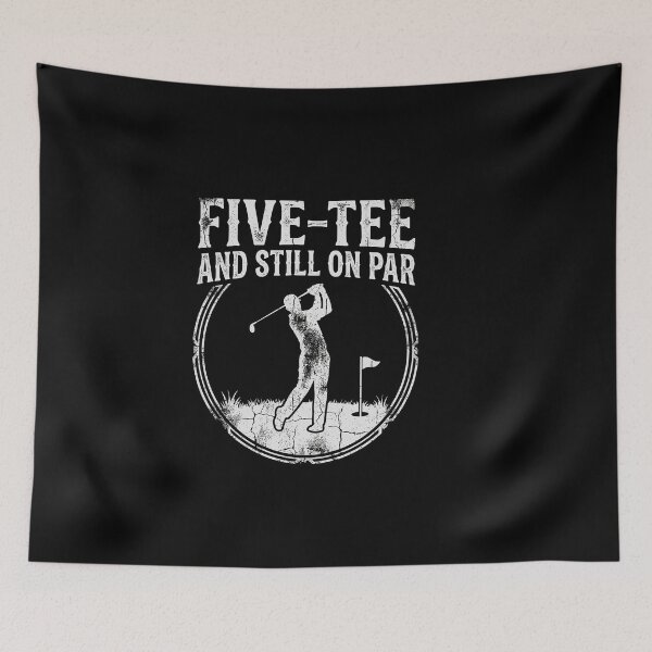 Item preview, Five-Tee And Still On Par Fiftieth Birthday Golfer designed and sold by PopStars1993.