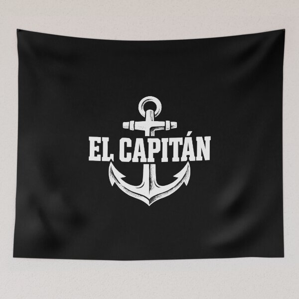 Item preview, El Capitán Spanish Boating Captain Nautical designed and sold by PopStars1993.