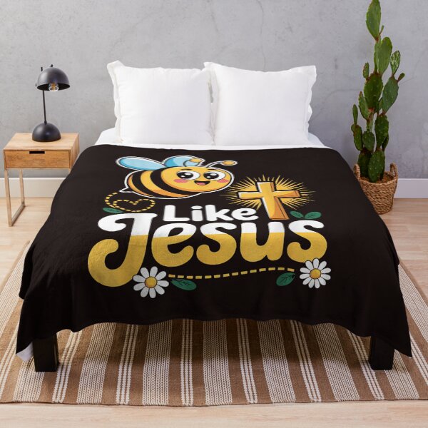 Item preview, Bee Like Jesus Cute Christian Bumblebee Cross Faith Humor designed and sold by mari-kayden.
