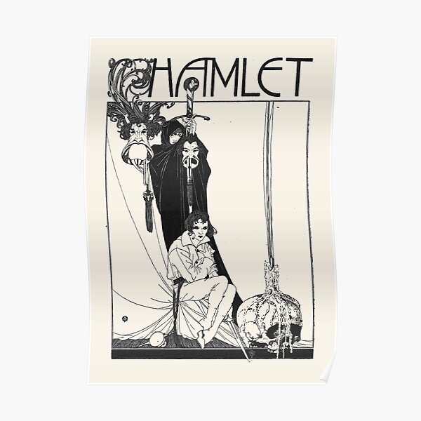 Hamlet William Shakespeare Cover Poster