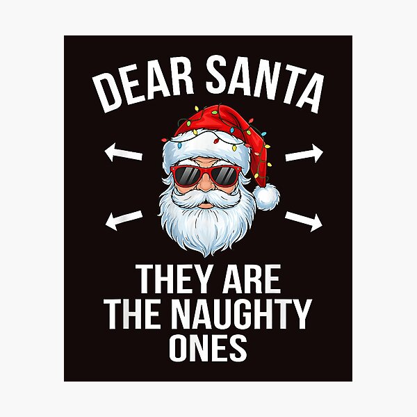Item preview, Funny Cool Santa Claus They Are The Naughty Ones Christmas Top designed and sold by mari-kayden.