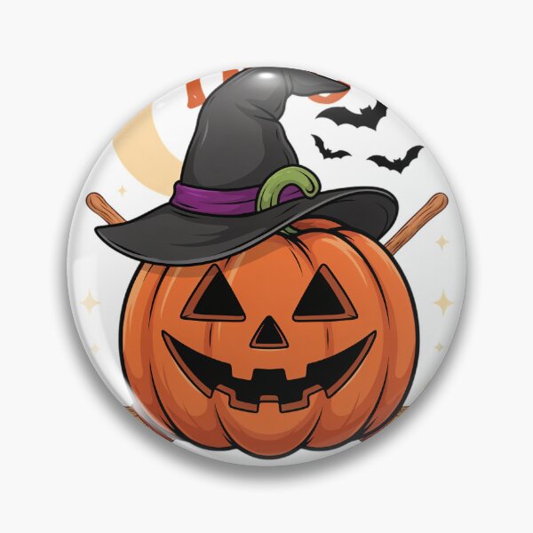 Item preview, Halloween Night – Spooky Pumpkin Witch Hat Design designed and sold by 21degrees-club.